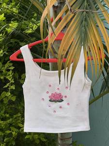 Elegante Top de Tirantes para Mujer con Bordado y Cuentas, Hecho a Mano con Artesanía Única, Perfecto para Fiestas y Ocasiones Especiales - Product Image 5