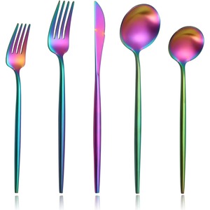 Ensemble de couverts en acier inoxydable de haute qualité, 5 pièces, qualité exceptionnelle à prix de gros - Product Image 4