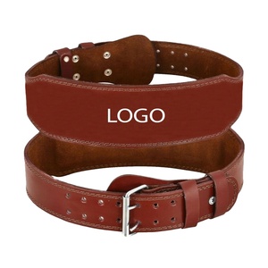 เข็มขัดหนังยกน้ำหนักเข็มขัดหนังสำหรับเล่นยิมเข็มขัดหนังยกน้ำหนักแบบปรับแต่งได้ - Product Image 2