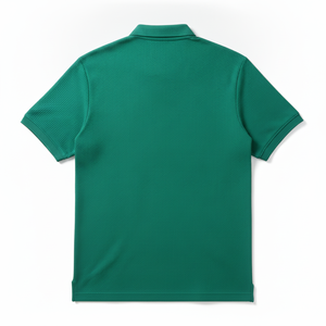 Men Solid Color Knitted Short Sleeve <b>Polo</b> <b>Shirt</b> Regular Fit Casual Style Green Fit Tailored Fit Rib Knit Men <b>Polo</b> <b>Shirt</b> - Product Image 3