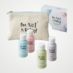 Autres soins corporels coréens K-Beauty I'm Not a Baby Travel Trial Kit Fabriqué en Corée Coffrets cadeaux bain et douche - Product Image 1
