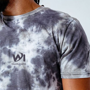 Vente directe usine – T-shirts délavés à l'acide pour hommes, coupe ample, légers, grandes tailles, 100 % coton – T-shirts délavés à l'acide pour hommes en promotion - Product Image 4