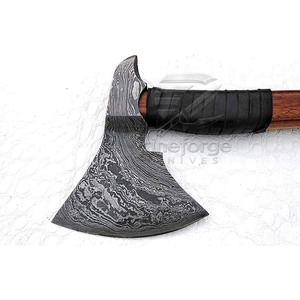 ขวานเหล็กดามัสกัสออกแบบตามสั่ง ผลิตโดยโรงงานชั้นนำ ราคาถูก ขายดี - Product Image 4