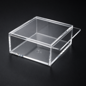 Caja de Almacenamiento de Acrílico Transparente Moderna y Contenedores Transparentes de la Mejor Calidad Hechos a Mano para Joyería y Organizador de Maquillaje - Product Image 4