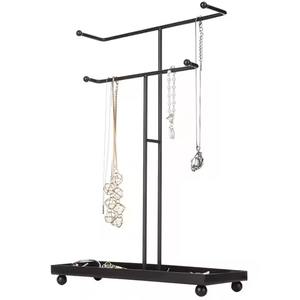 Support de Présentation Haut de Gamme en Métal pour Bijoux : Colliers, Boucles d'Oreilles, Bracelets – Organisateur pour Coiffeuse de Chambre - Product Image 1