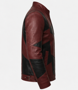 Veste en cuir de style Genz de haute qualité, très élégante et cool - Product Image 5
