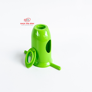 Nhi Binh เครื่องจ่ายน้ำพลาสติก PP ทนทานเป็นมิตรกับสิ่งแวดล้อมเครื่องให้สัตว์เลี้ยงอัจฉริยะมีหลายสีให้เลือก - Product Image 1