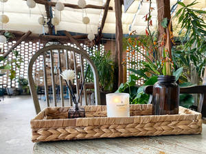 Juego de 2 bandejas rectangulares de jacinto de agua, ideales para almacenamiento en la cocina y la sala de estar. - Product Image 5