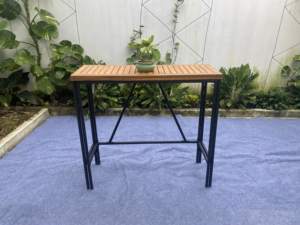 BS00028 Ensemble de table de bistrot et de bar en rotin tressé, 4 pièces, pour salon et extérieur, mobilier de salle à manger moderne, directement de l'usine au Vietnam - Product Image 6