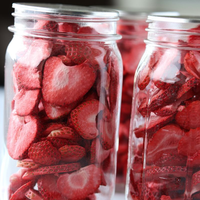 [HOT] Vietnamese VRIJGEVROREN GEDROOGDE AARDBEIEN Hele Stuk Knapperig Fruit Heldere Smaak Gezonde Snack Grote Vraag 2025 Beste Prijs Aanbod