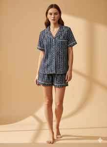 Ensemble pyjama court et haut pour femmes, confortable pour la nuit - Product Image 4