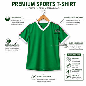 Camiseta Personalizada HMR Alpha Kapa para Mujer, 100% Algodón Jersey, Cuello en V, Manga Corta, Transpirable, Secado Rápido, Bordado de Verano - Product Image 6