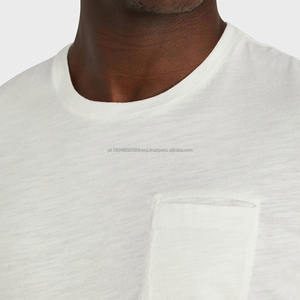 High Quality <b>White</b> Color Street Vintage T-<b>Shirts</b> for <b>Men's</b> 100% Cotton <b>Short</b> <b>Sleeve</b> Crew Neck Microfiber T-<b>Shirt</b> - Product Image 4