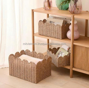 Natural Vietnam Rattan <b>Basket</b> Woven Storage <b>Basket</b> for Kitchen <b>Bathroom</b> Customizable Sizes Competitive Price - Product Image 6