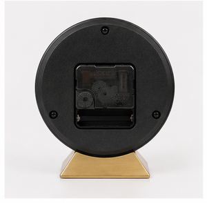 Horloge de bureau moderne, cadran en métal, accents dorés, mouvement mécanique, affichage numérique, étanche, LUMINOVA, fonction d'alarme et de projection - Product Image 5
