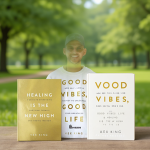 Vex King Combo: Good Vibes Good Life & Healing Is The New High del autor Vex King, impresión de libros con tapa blanda personalizada - Product Image 2
