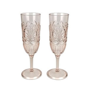 Flûtes à champagne incassables en plastique de 9 oz pour les fêtes en plein air - Product Image 2