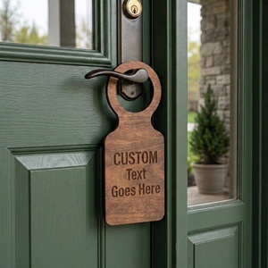 Letrero de Contraseña para Puerta con WiFi, de Madera Rústica Minimalista y Personalizado, para Decoración del Hogar, Oficina y Cafetería - Product Image 3