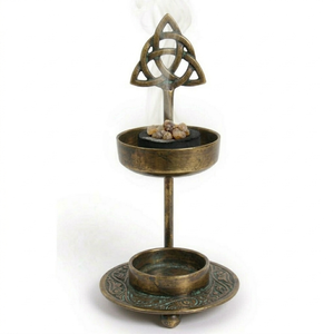 Pot à encens en métal réglable en hauteur pour soulager le stress au bureau - Product Image 6