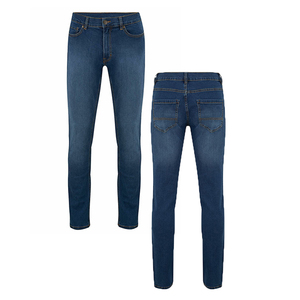Jean en denim pour homme, taille haute, coupe droite, tricoté, lavable, écologique, séchage rapide, décontracté, long, qualité supérieure, Fourniture ODM - Product Image 4