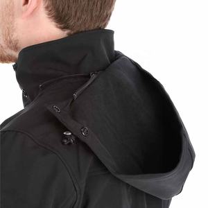 Veste de travail d'hiver unisexe Softshell personnalisée avec rembourrage en coton Manteau d'extérieur coupe-vent et imperméable à glissière pour hommes - Product Image 5