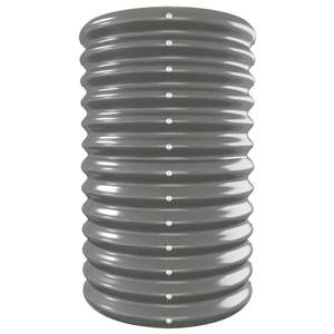 Jardinera Elevada de Acero con Recubrimiento en Polvo Gris, 130.7 x 15.7 x 26.8 Pulgadas, Macetas y Jardineras - Product Image 4