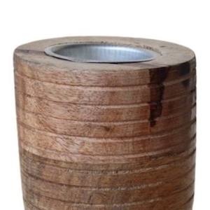 Brûleur d'encens en bois nervuré en gros, encensoir de luxe en bois de manguier avec base en marbre, décoration moderne pour la maison et le bureau - Product Image 4