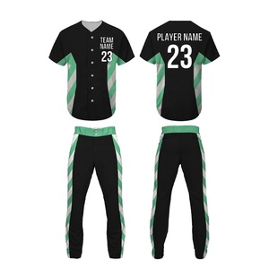 Uniformes de baseball personnalisables en Spandex/Coton, légers, de bonne qualité, très vendus, taille adulte, tendance, antibactériens - Product Image 1