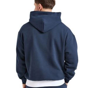<b>Mens</b> <b>Navy</b> Blue Oversized Hoodie Tracksuit Set Matching Sweatpants Two Piece Casual Streetwear Sportswear <b>Jogger</b> Suit - Product Image 6