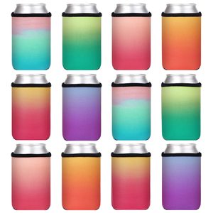 Fundas Enfriadoras de Latas de Cerveza, Aislantes Suaves Reutilizables, Coozies Personalizables Plegables para Latas de 12 oz, Enfriadores de Bebidas en Blanco al por Mayor - Product Image 1