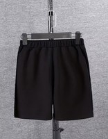 Baby Boys' 2pcs Lightweight Breathable Quick Dry Summer Casual Shorts Set Stylish Comfortable Solid Lapel Single Button Cotton