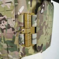 H Win al aire libre 1000D camuflaje de liberación rápida chaleco táctico de protección completa con sistema Molle chaleco blindado de camuflaje con placa