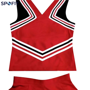 Uniformes de cheerleading professionnels pour filles, 100% polyester extensible, uniformes de cheerleading personnalisés pour la performance - Product Image 6
