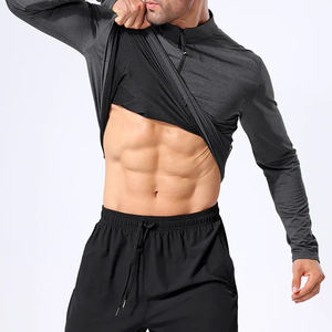 Blouson bomber sportif d'hiver en tissu extensible, enduit, anti-humidité et coupe-vent, pour le sport, faible MOQ, fournisseur OEM - Product Image 5