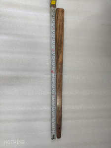 Base de cuerno de zapato de madera de nogal pulido 75cm mango largo ecológico fácil de usar ayudante para mujeres niños bebé - Product Image 4