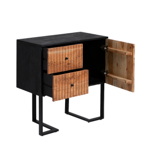 ตู้ไซด์บอร์ดทรงสูงรุ่นวันดานา เซเรโน โนวา ทำจากไม้กระถินเทศและโลหะ - Product Image 3