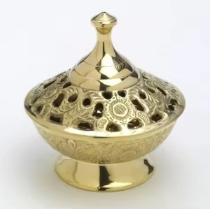 High On Trend New Brass Incense <b>Burner</b> Meditation Church Worship Prayer Room Decoration Use Incense <b>Burner</b> - Product Image 5