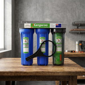 Purificador de Agua RO Manual de 3 Etapas de Acero Inoxidable, Sistema de Alta Capacidad de 100 GPD - Product Image 1