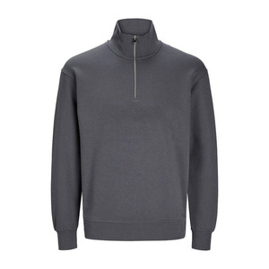 <b>Men</b>’s Quarter <b>Zip</b> <b>Sweatshirt</b> <b>Half</b> <b>Zip</b> Pullover Casual Fleece Top Custom Logo Private Label Workwear For Bulk Orders - Product Image 2