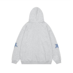 เสื้อฮู้ดดี้ผู้ชายแขนยาวผ้าฝ้าย 100% น้ำหนักเบา 120GSM ระบายอากาศได้ดี สวมใส่สบาย รับผลิตตามแบบ OEM ODM พร้อมสกรีนโลโก้ - Product Image 5