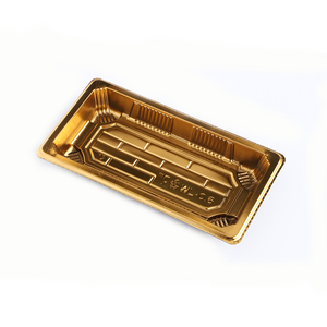 <strong>Disposable</strong> Food Sushi Plastic Plate Takeaway <strong>Tray</strong> Food <strong>Cake</strong> Fruit <strong>Tray</strong> Box Plastic Box Set With Lid - Product Image 5