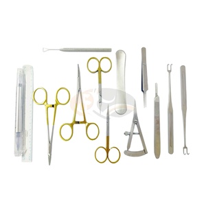 Kit de chirurgie nasale plastique, rhinoplastie de haute qualité, acier inoxydable manuel, 10 pièces, ensemble d'instruments chirurgicaux pour étudiants - Product Image 1