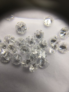 3.80 MM DEF SI TCW 1.00CT HPHT CVD Lab Grown Bracelet Tennis Fleur Forme Ronde Synthétique Polie avec Diamants Lâches - Product Image 3