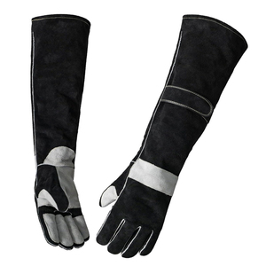 Leather Safety Welding Gloves in Cheap Price Best <b>Material</b> Made <b>Fireproof</b> Anti-Heat Protective Leather Welding Gloves for Adults - Product Image 1
