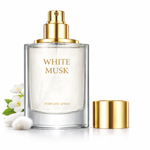 Parfum spray musc blanc 500 ML parfum fruité floral longue durée à base d'eau de haute qualité pour un usage quotidien marque personnalisée - Product Image 1