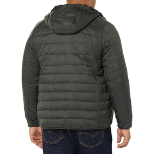 Wholesale Waterproof Lightweight Hooded Bomber Puffer <b>Jackets</b> Custom Design Streetwear Windproof Outerwear Front Logo for Unisex - Product Image 3
