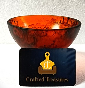 Bol de service en résine de style luxueux avec motif tortue, personnalisé pour fruits secs, crème glacée et desserts, décoration d'intérieur, mini bol de service - Product Image 3