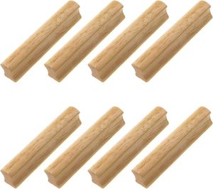 Elegant Wooden Cabinet Pulls and Knobs for Contemporary Kitchen Drawer <b>Wardrobe</b> Furniture <b>Hardware</b> Design Wood Cabinet Pulls - Product Image 1
