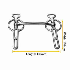 Bocado de Acero Inoxidable Tipo Eggbutt para Montar a Caballo, Equipo de Entrenamiento Ecuestre - Product Image 2