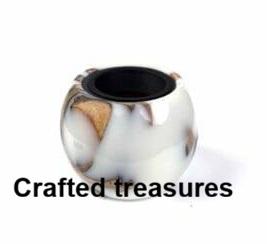 Ensemble brûleur à bakhoor en bois d'acacia avec insert en laiton et design en résine, décoration d'intérieur, brûleur d'encens parfumé au meilleur prix - Product Image 5